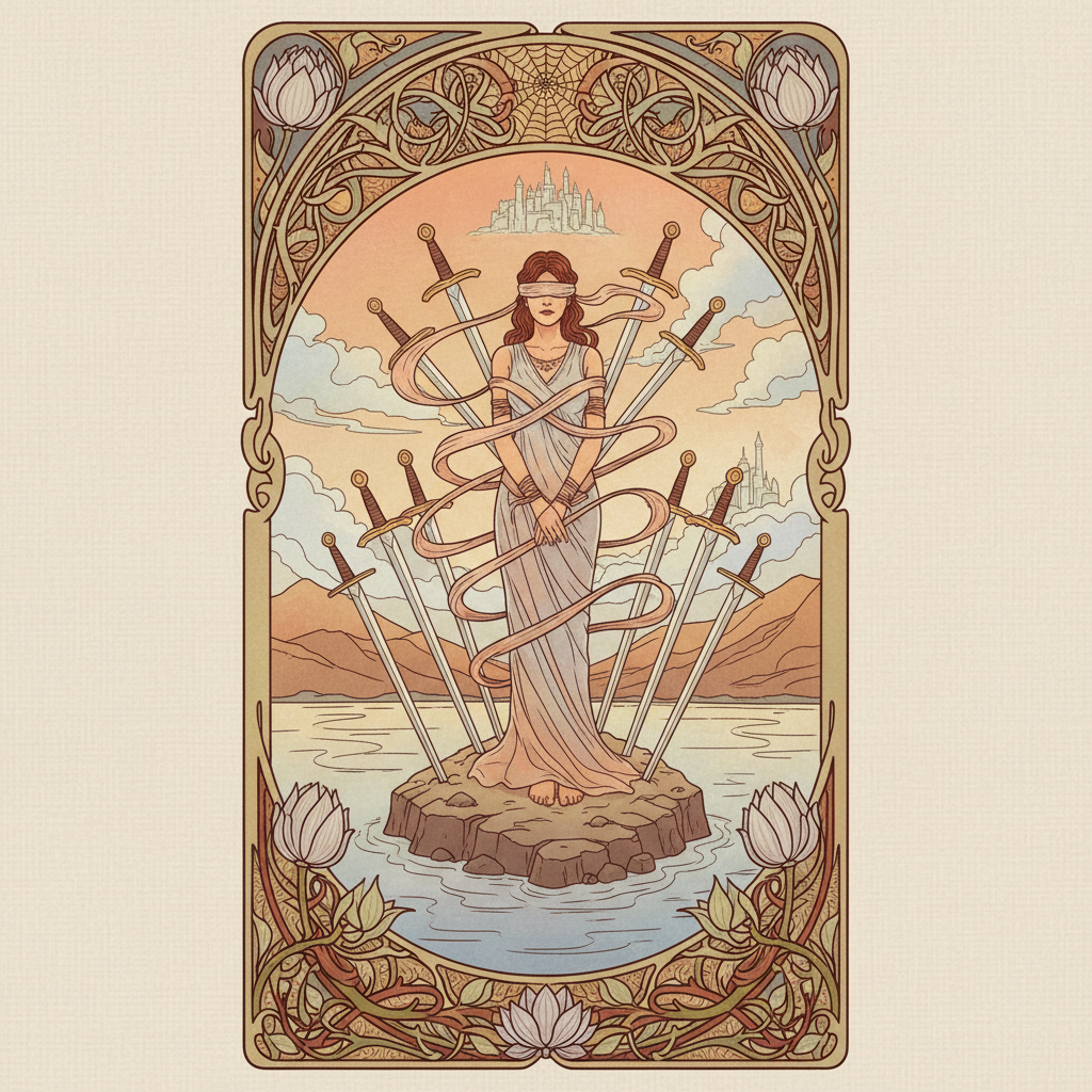 Eight of Swords tarot card