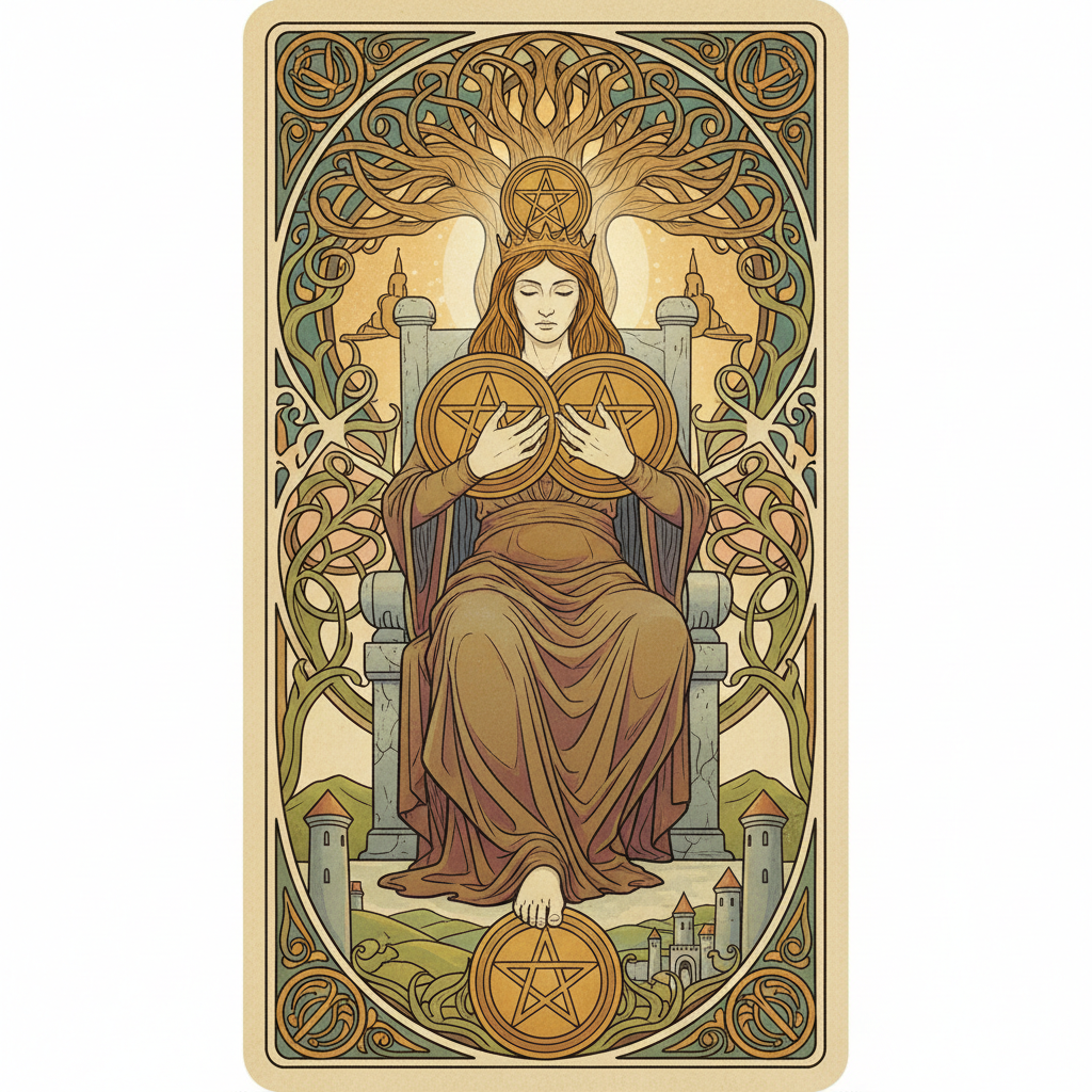 Four of Pentacles tarot card