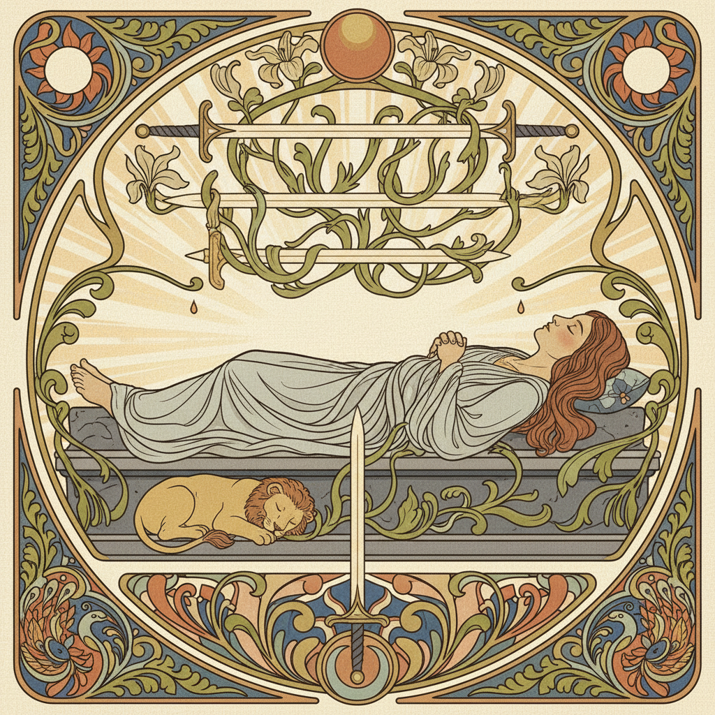 Four of Swords tarot card