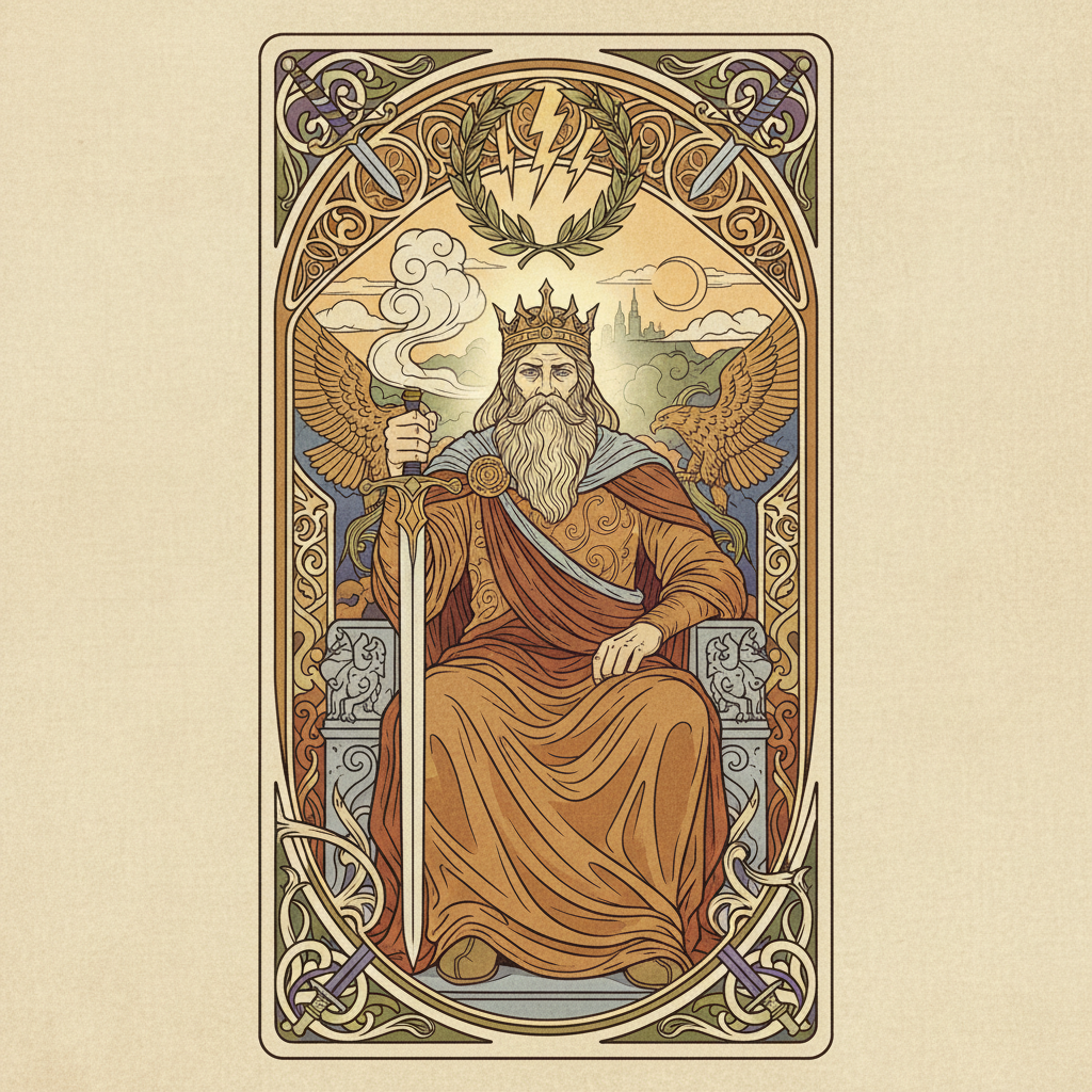 King of Swords tarot card