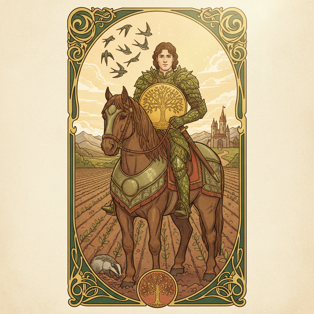 Knight of Pentacles tarot card