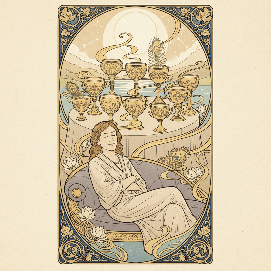 Nine of Cups tarot card