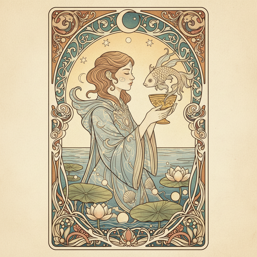 Page of Cups tarot card