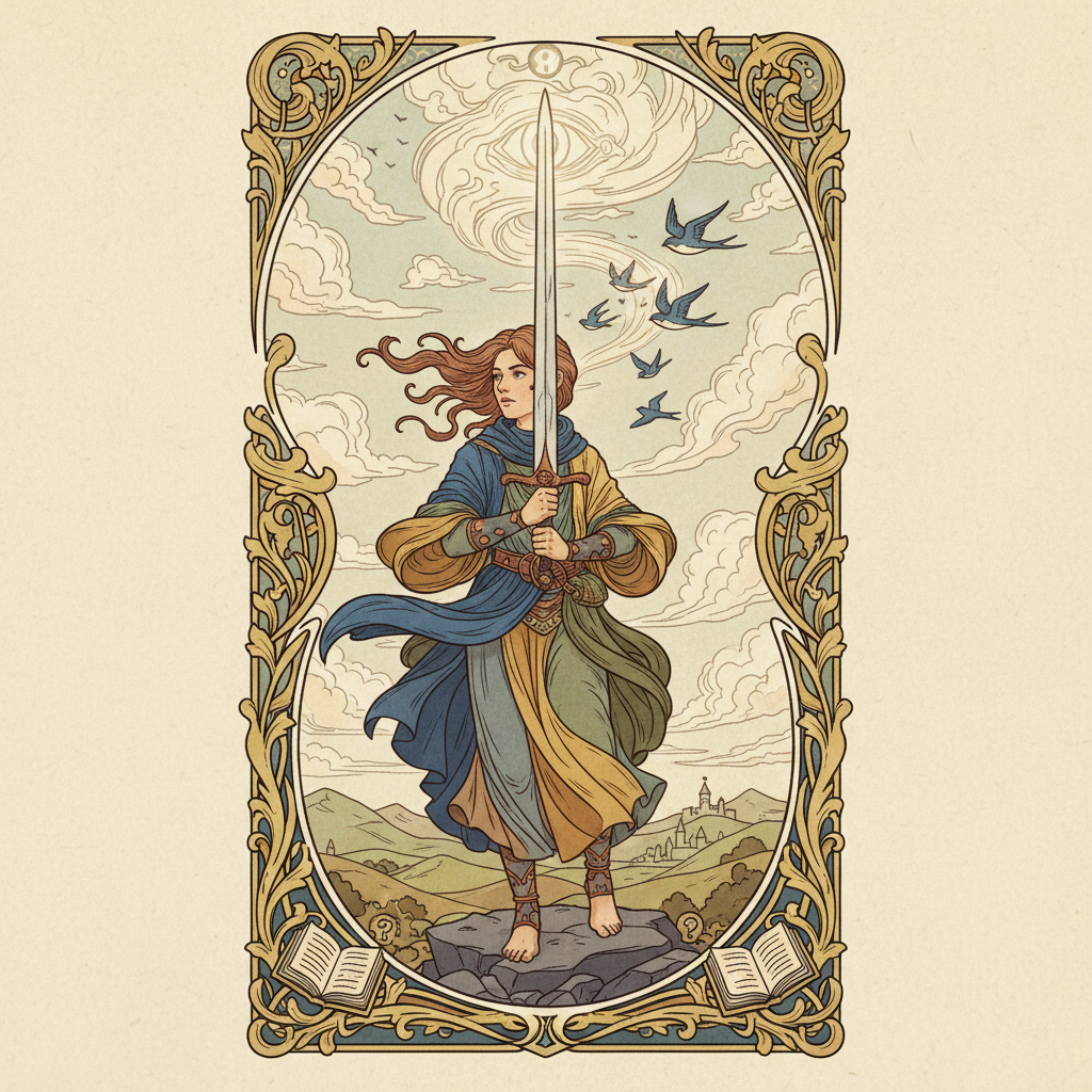 Page of Swords tarot card