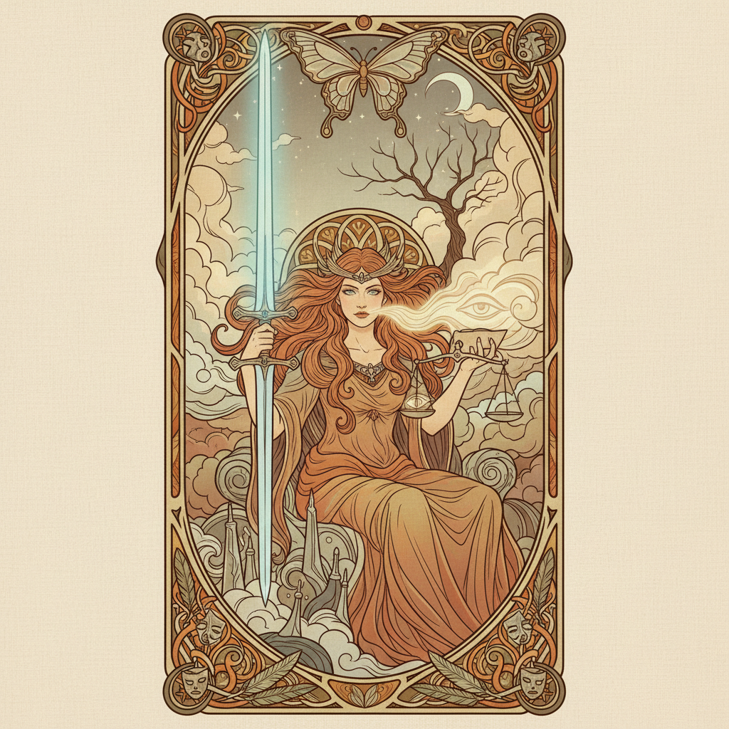 Queen of Swords tarot card