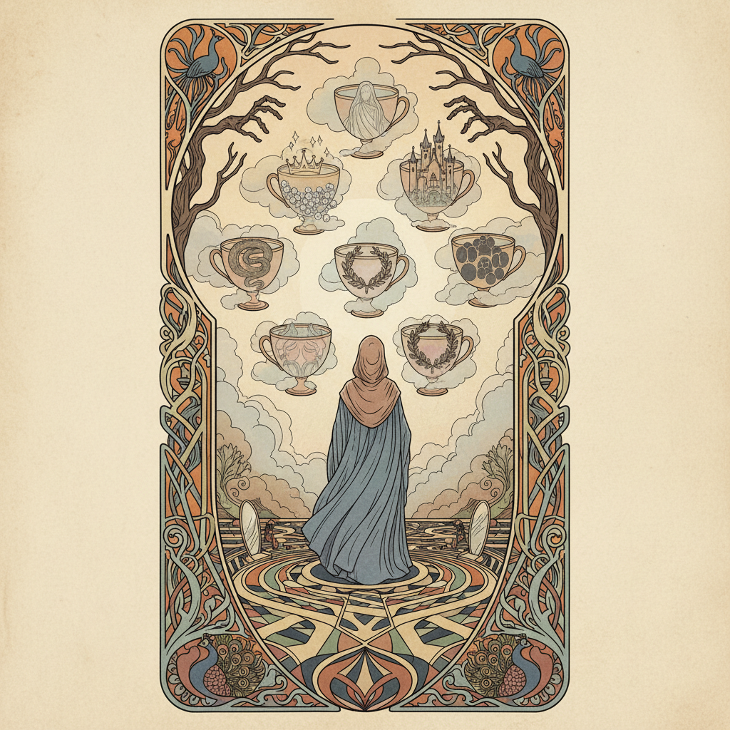Seven of Cups tarot card