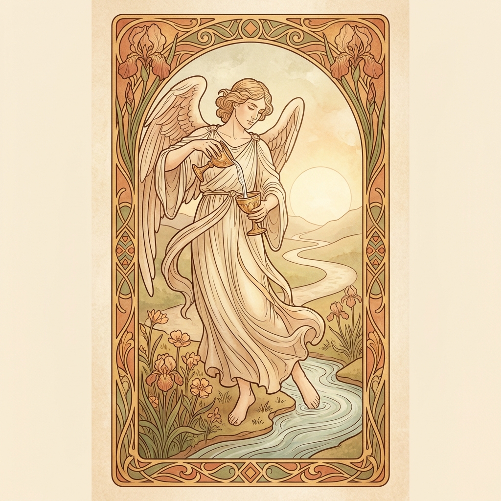 Temperance tarot card