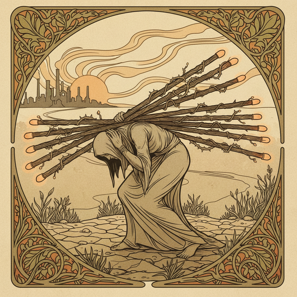 Ten of Wands tarot card