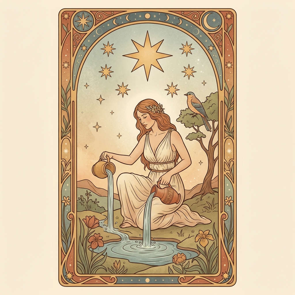 The Star tarot card