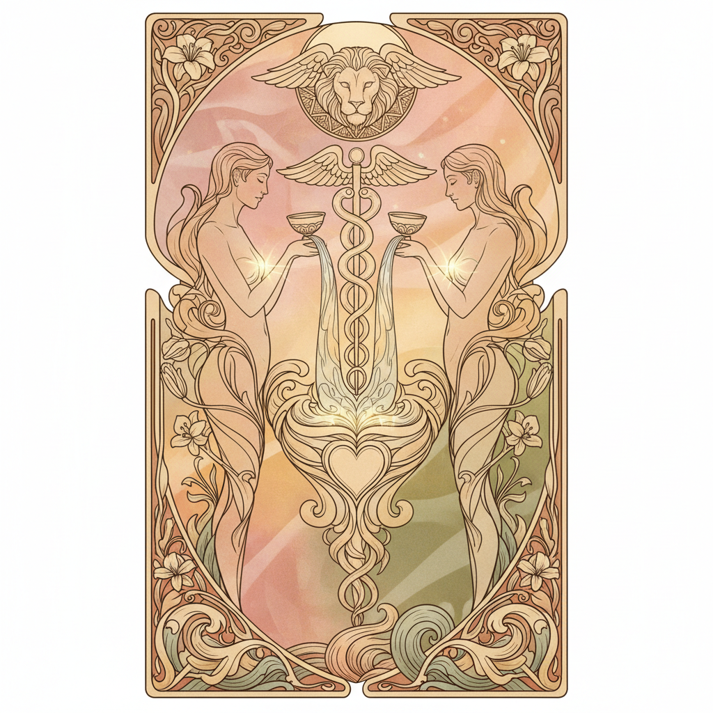 Two of Cups tarot card