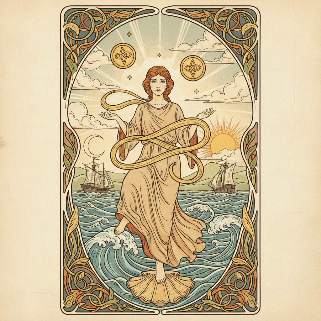 Two of Pentacles tarot card