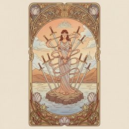 Eight of Swords tarot card