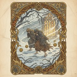 Five of Pentacles tarot card