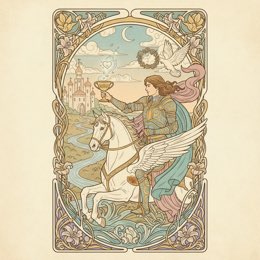 Knight of Cups tarot card