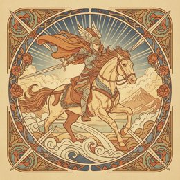 Knight of Swords tarot card