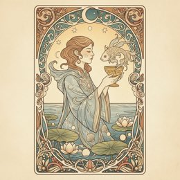 Page of Cups tarot card