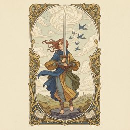 Page of Swords tarot card