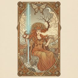 Queen of Swords tarot card