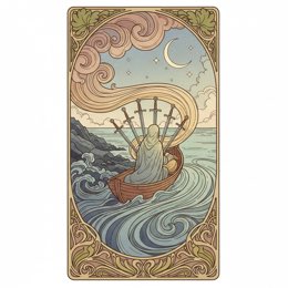 Six of Swords tarot card