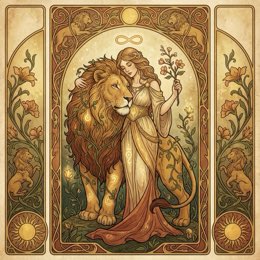 Strength tarot card