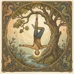 The Hanged Man tarot card