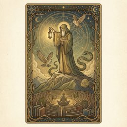 The Hermit tarot card