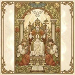 The Hierophant tarot card