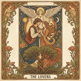 The Lovers tarot card